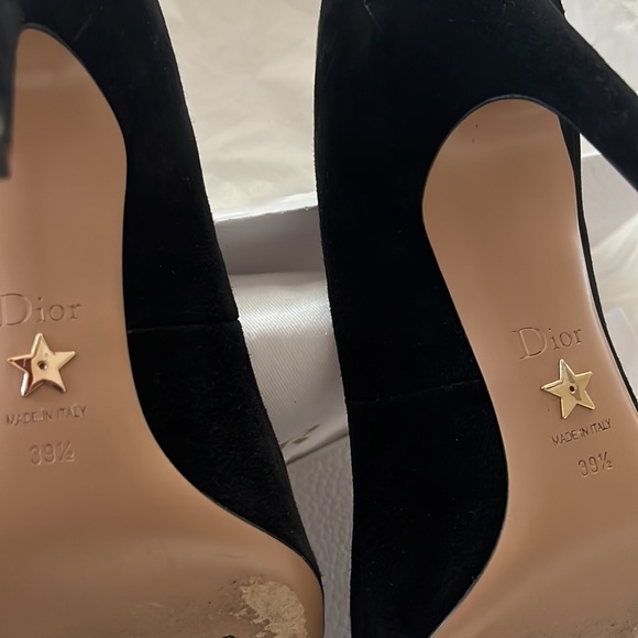 Christian Dior ❤️ Heart Suede Graphic Print Pumps❤️ - Picture 2 of 4